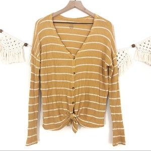 American Eagle | Soft & Sexy Plush Mustard Thermal